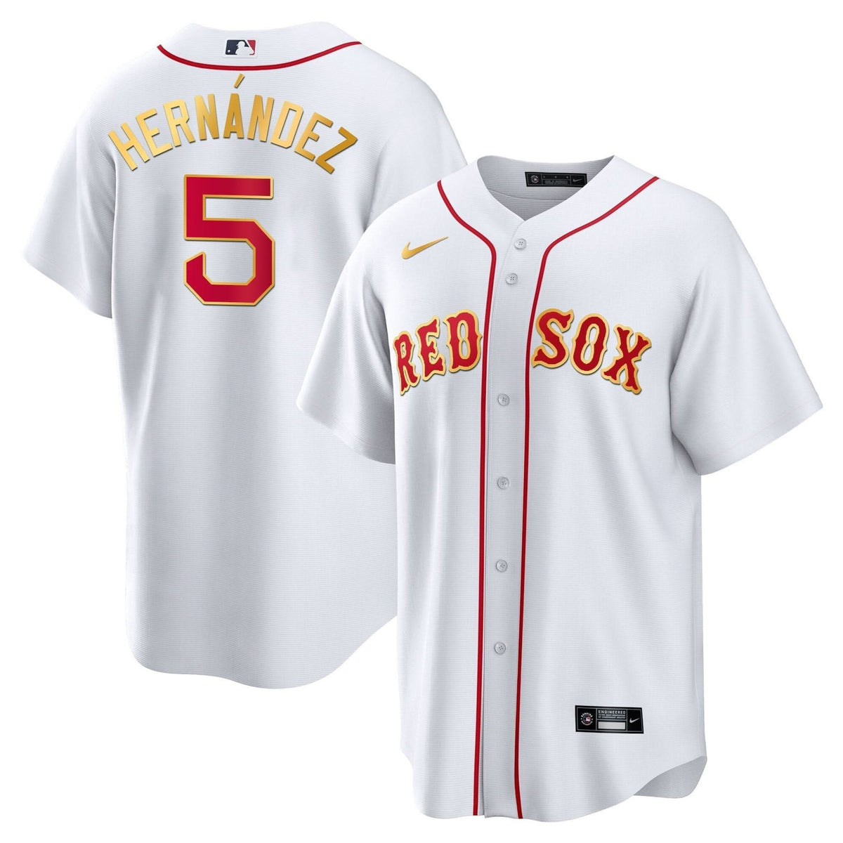 BRS Gold Trim Jersey - Stitched