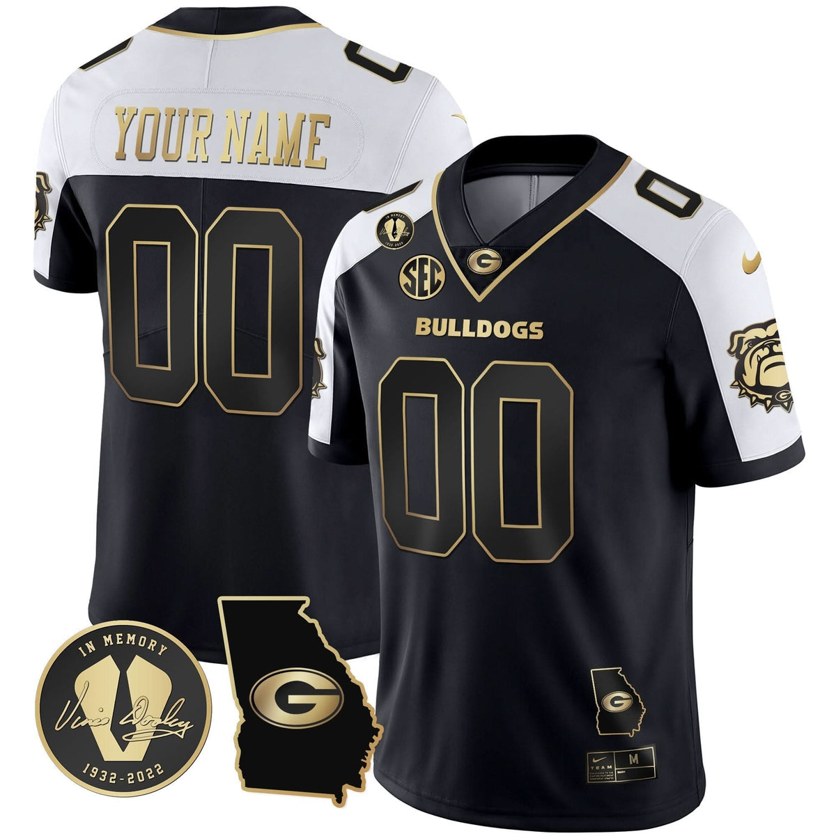 GB 2023 Vapor Custom Jersey - Georgia Map