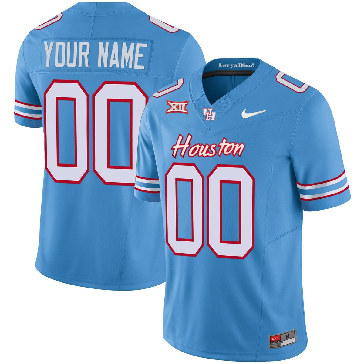 HOU 2023 Oilers Inspired Vapor Custom Jersey V4