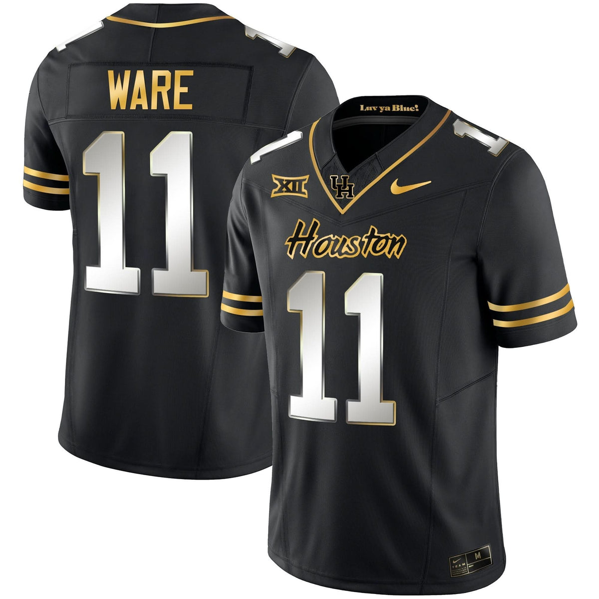 HOU 2023 Oilers Inspired Gold Jersey