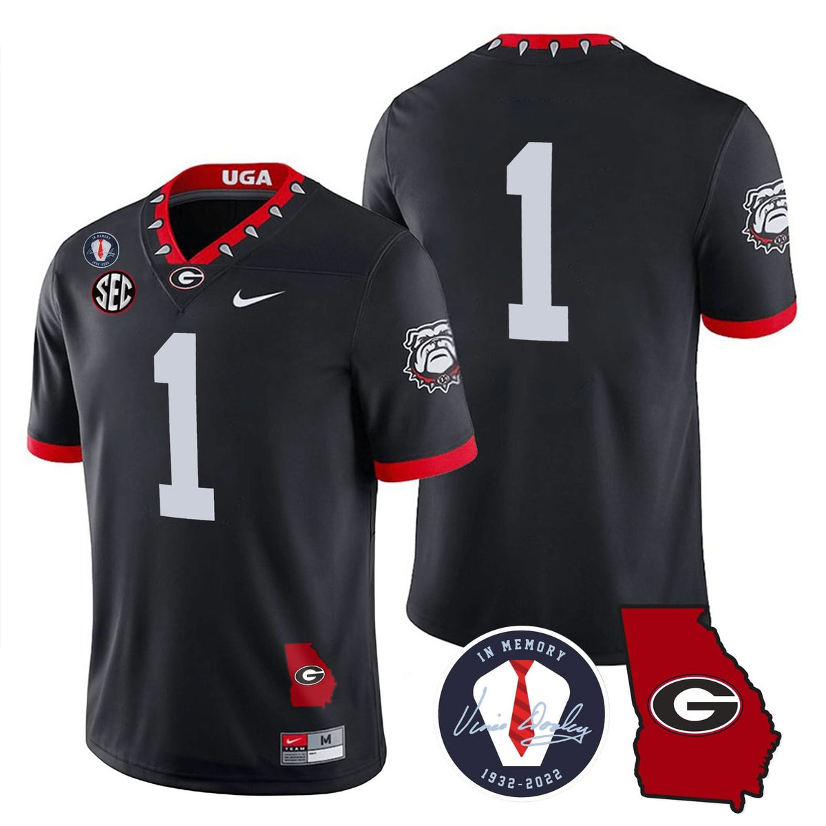 GB 2023 Vapor Jersey - Georgia Map