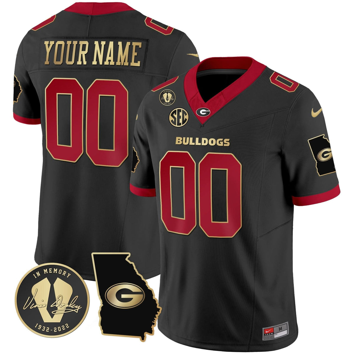 GB 2024 Vapor Custom Jersey V3 - Georgia Map