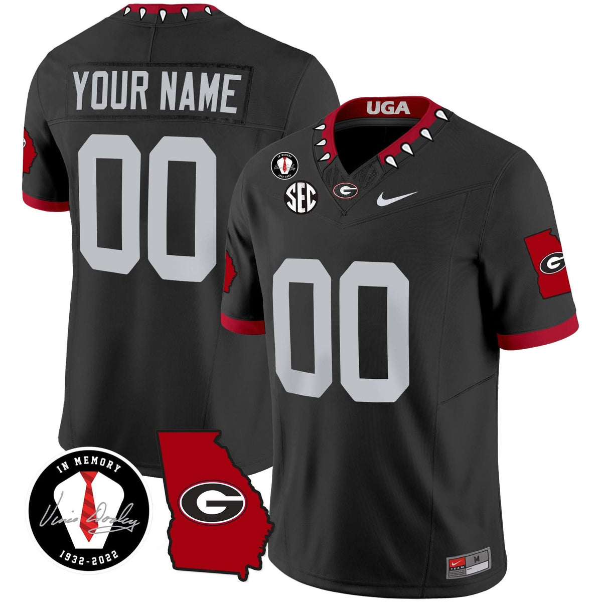 GB 2024 Vapor Custom Jersey V3 - Georgia Map