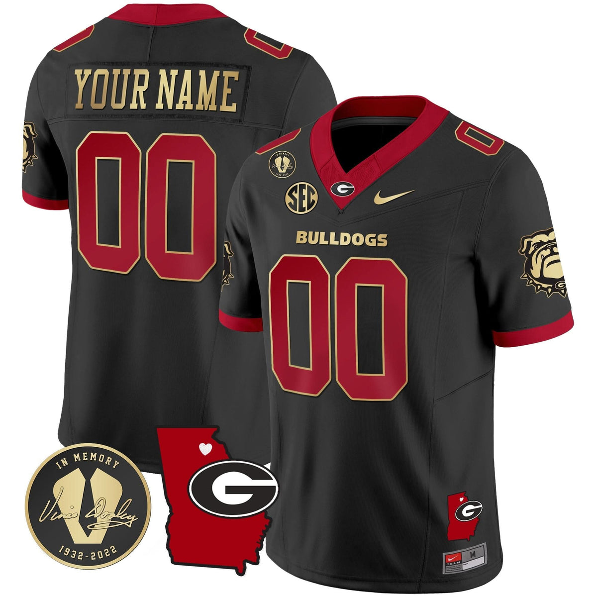 GB 2024 Vapor Custom Jersey V4 - Georgia Map
