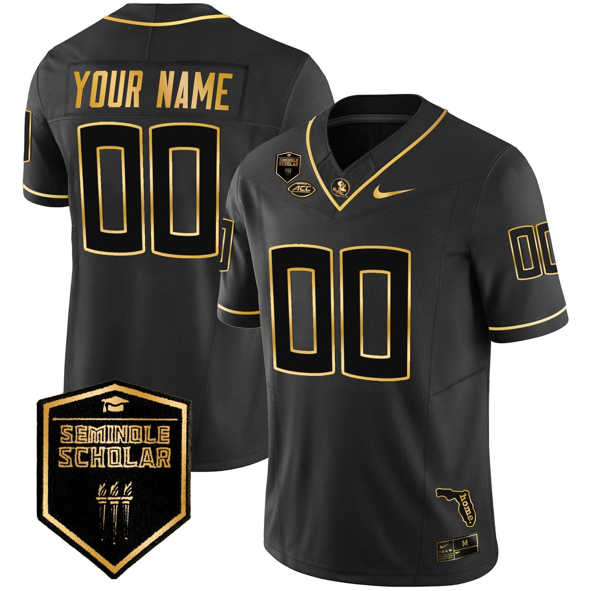FSS Gold Vapor Custom Jersey