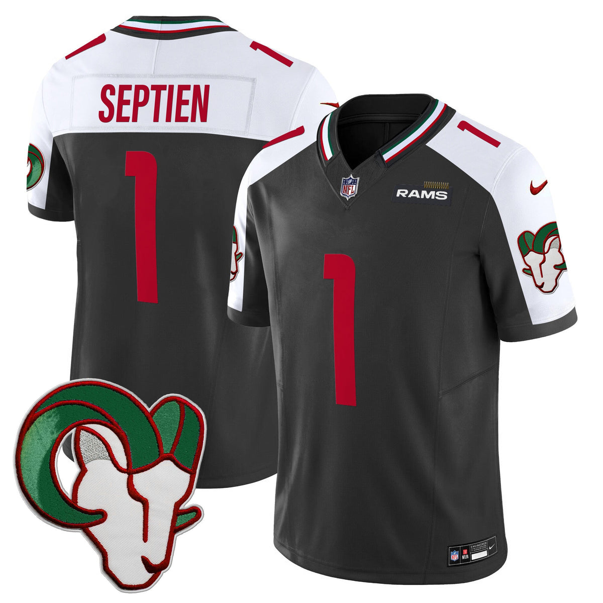 LAR Mexico Vapor Limited Jersey - Stitched