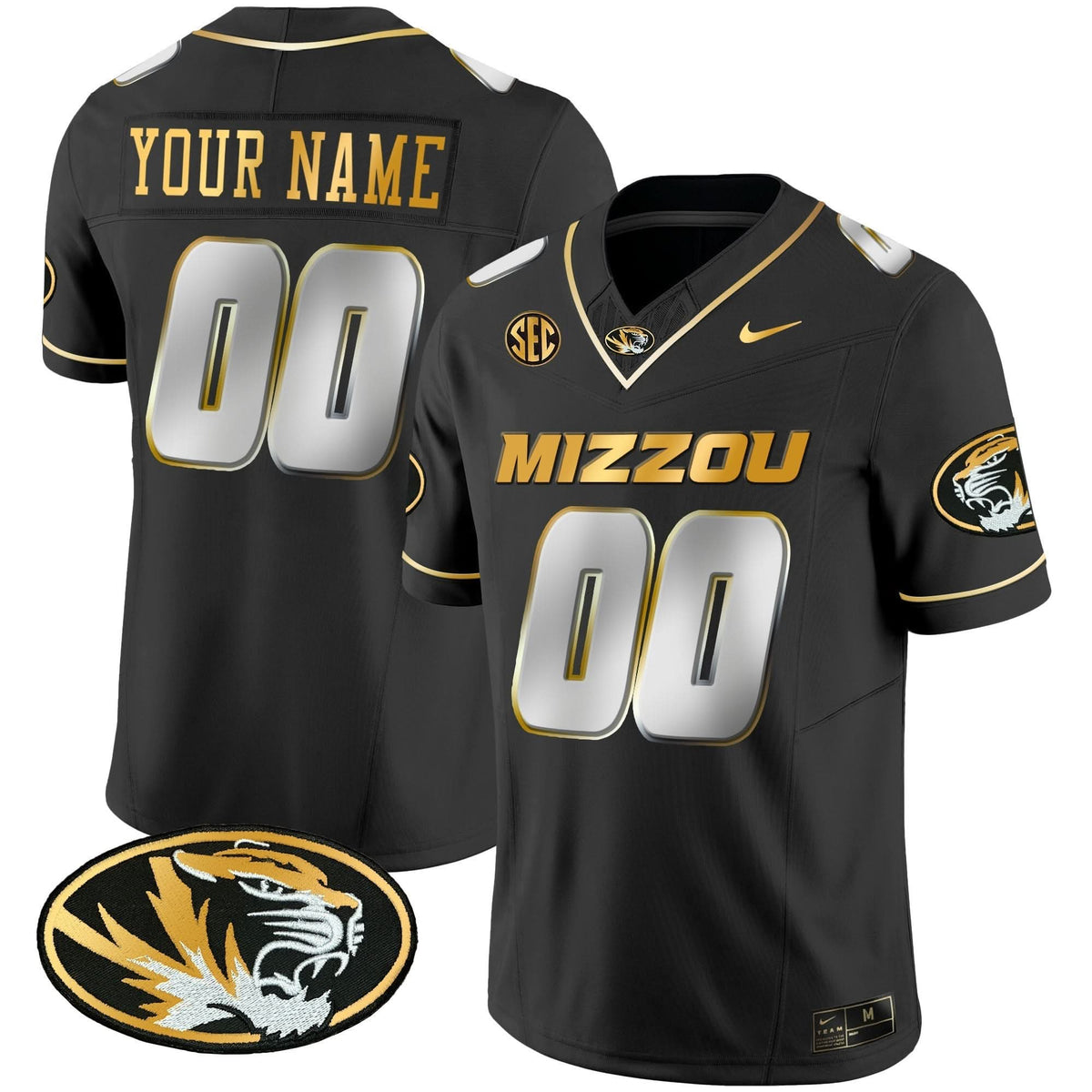 MT Gold Vapor Custom Jersey
