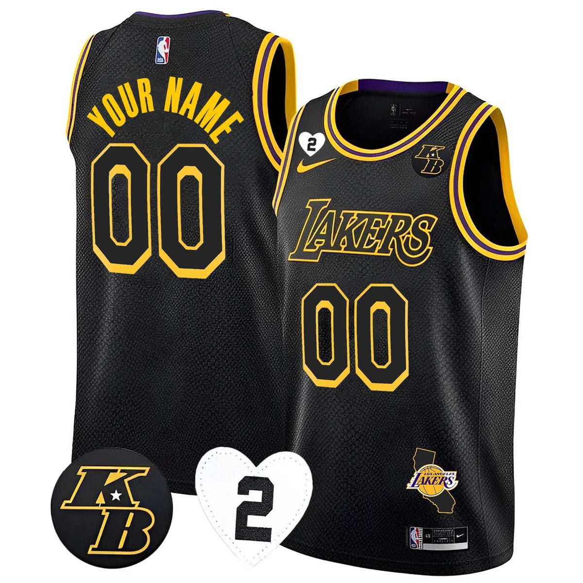 LAL California Patch Custom Jersey - Stitched