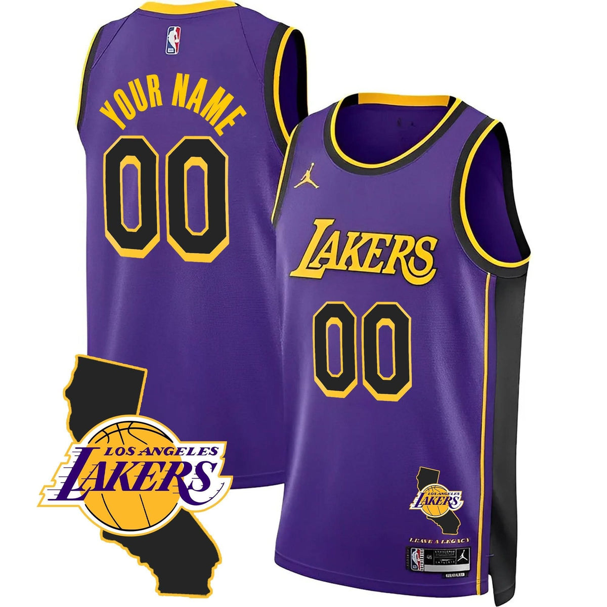 LAL California Patch Custom Jersey - Stitched