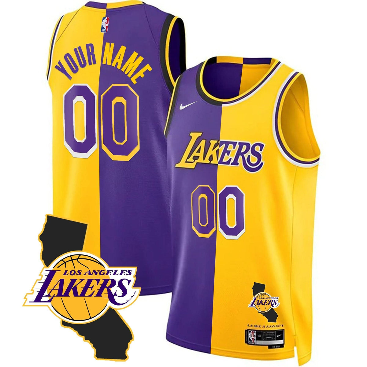 LAL California Patch Custom Jersey - Stitched