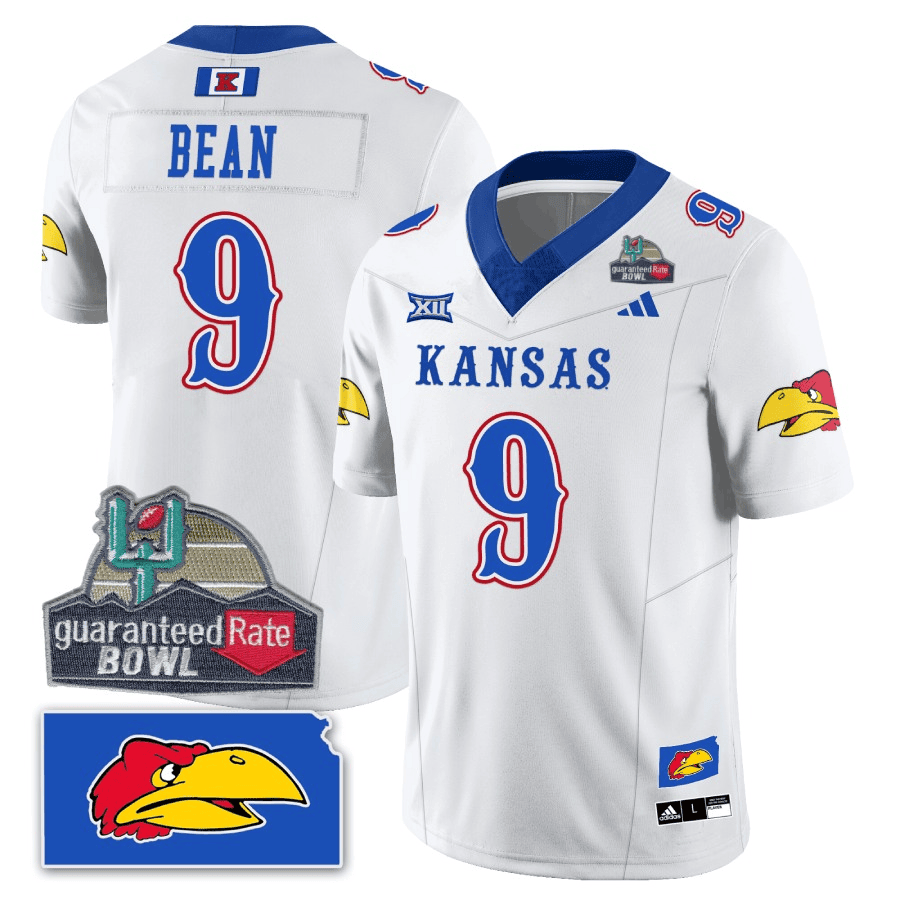 KJ Blackhawk Guaranteed Rate Bowl Patch Vapor Limited Jersey - Stitched