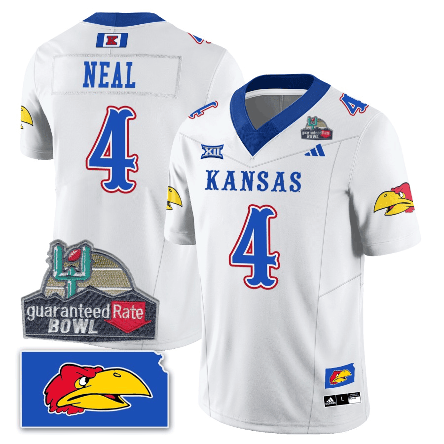 KJ Blackhawk Guaranteed Rate Bowl Patch Vapor Limited Jersey - Stitched