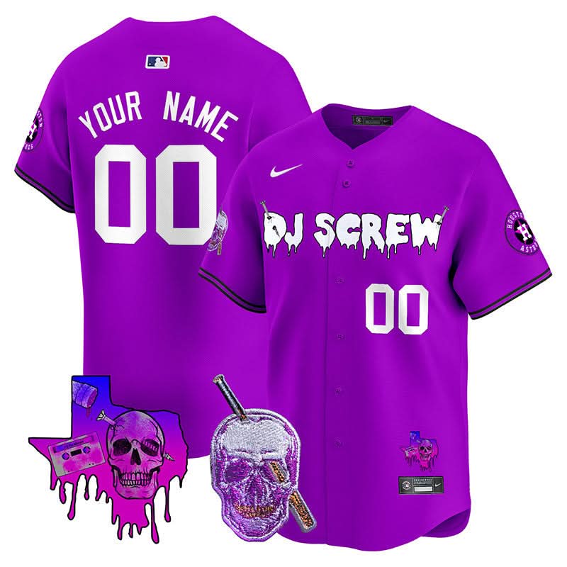 HA DJ Screw Vapor Premier Limited Custom Jersey - Stitched