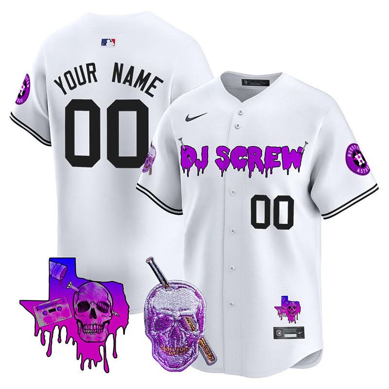 HA DJ Screw Vapor Premier Limited Custom Jersey - Stitched