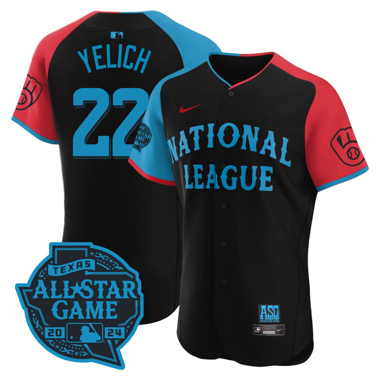Nation League 2024 MLB All-Star Game Player Flex Base Jersey - Stitched