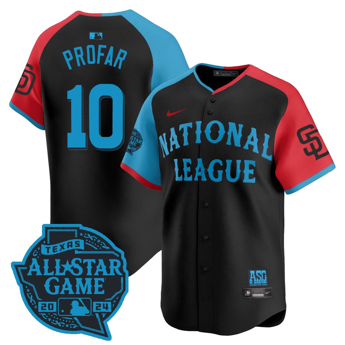 Nation League 2024 MLB All-Star Game Player Cool Base Jersey - Stitched