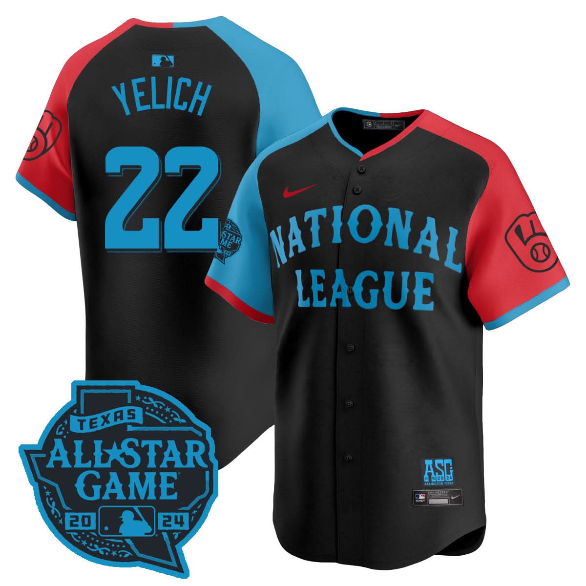 Nation League 2024 MLB All-Star Game Player Cool Base Jersey - Stitched