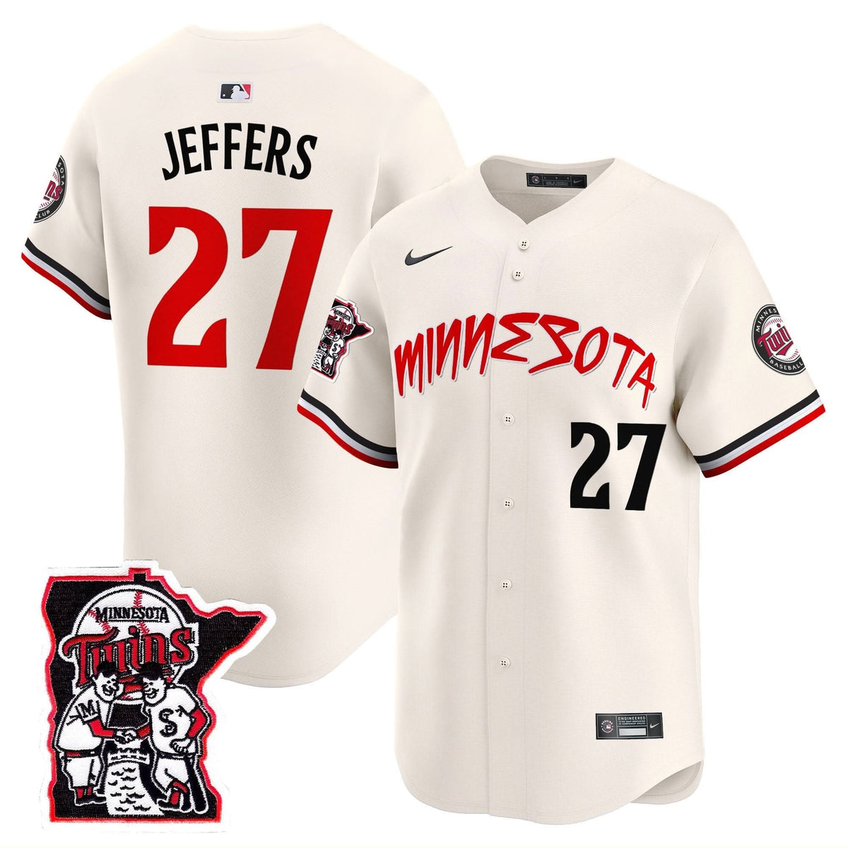 MT Shaking Hands Patch Vapor Premier Limited Jersey - Stitched