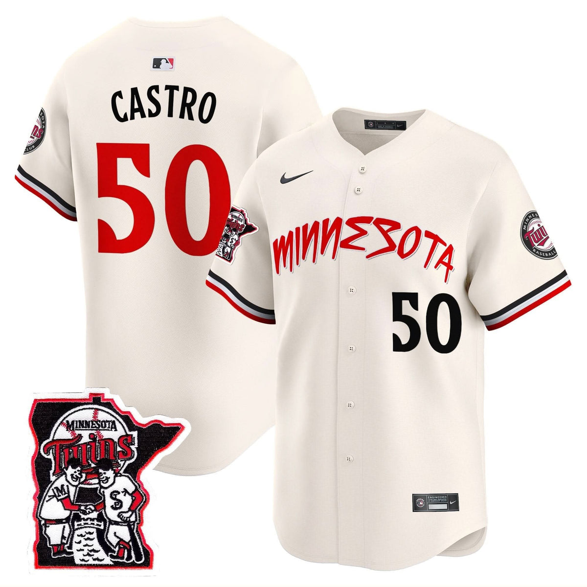 MT Shaking Hands Patch Vapor Premier Limited Jersey - Stitched