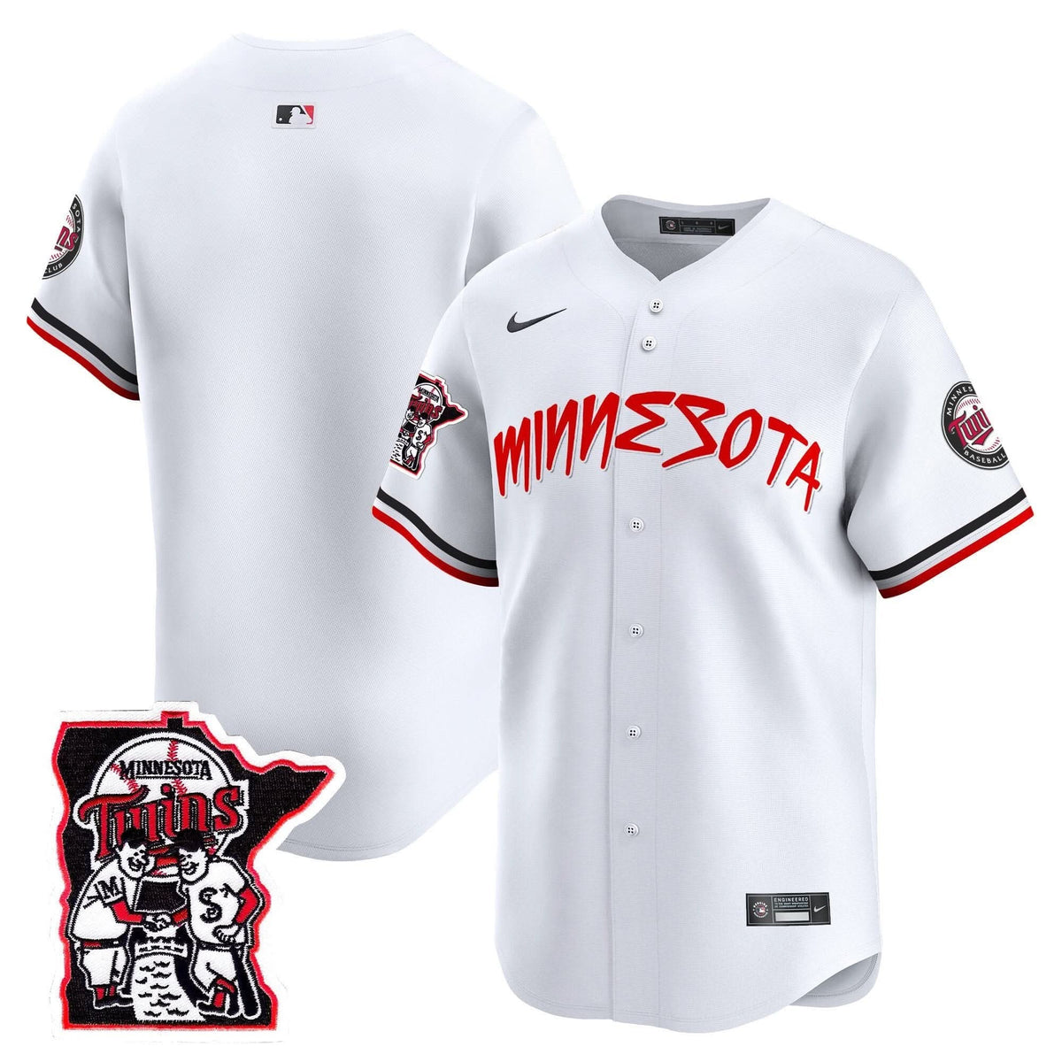 MT Shaking Hands Patch Vapor Premier Limited Jersey - Stitched