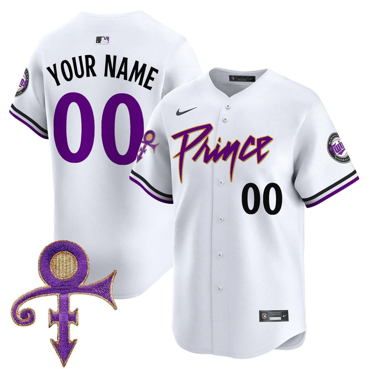 MT Prince Patch Vapor Premier Limited Custom Jersey - Stitched