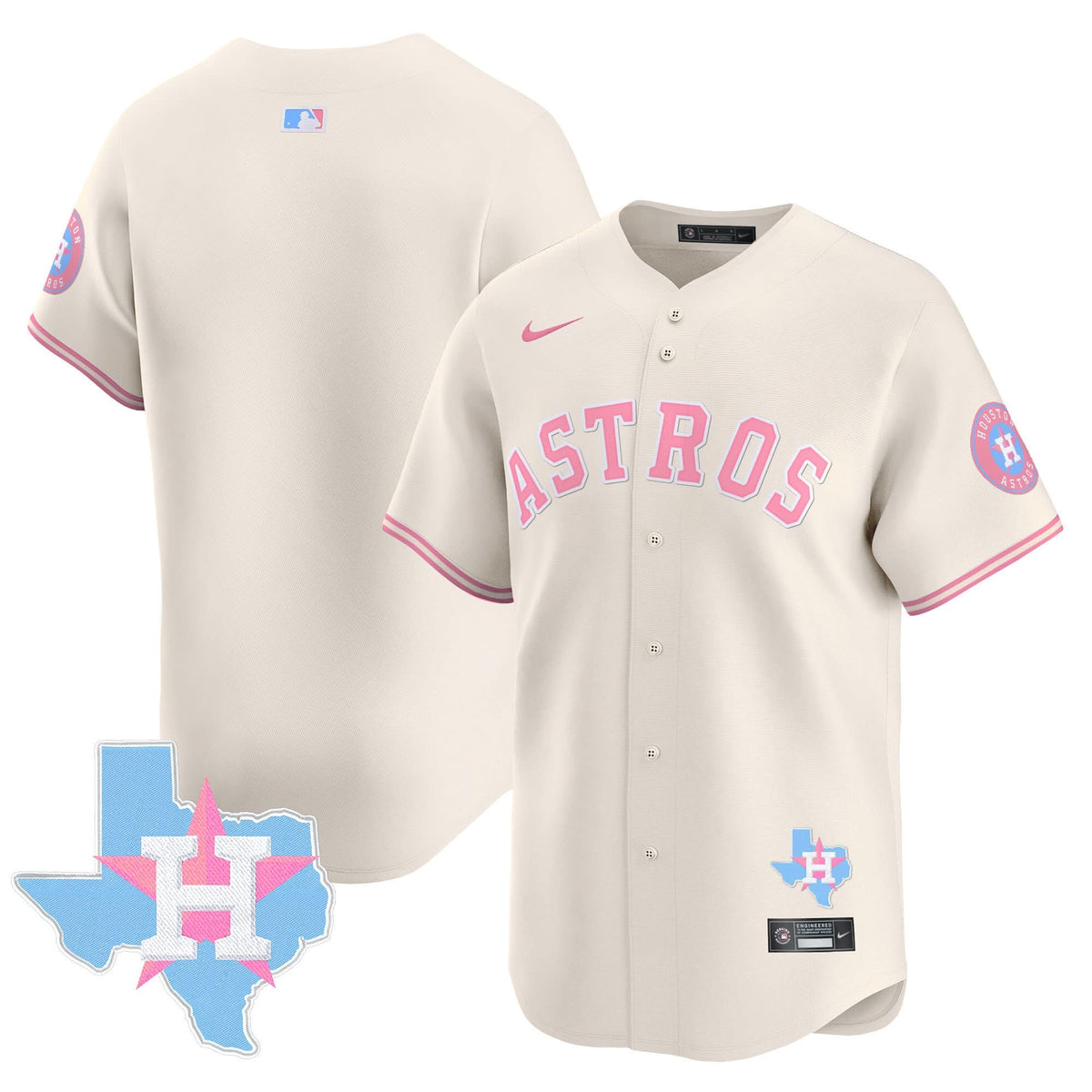 HA Bubblegum Pink Vapor Premier Limited Jersey - Stitched