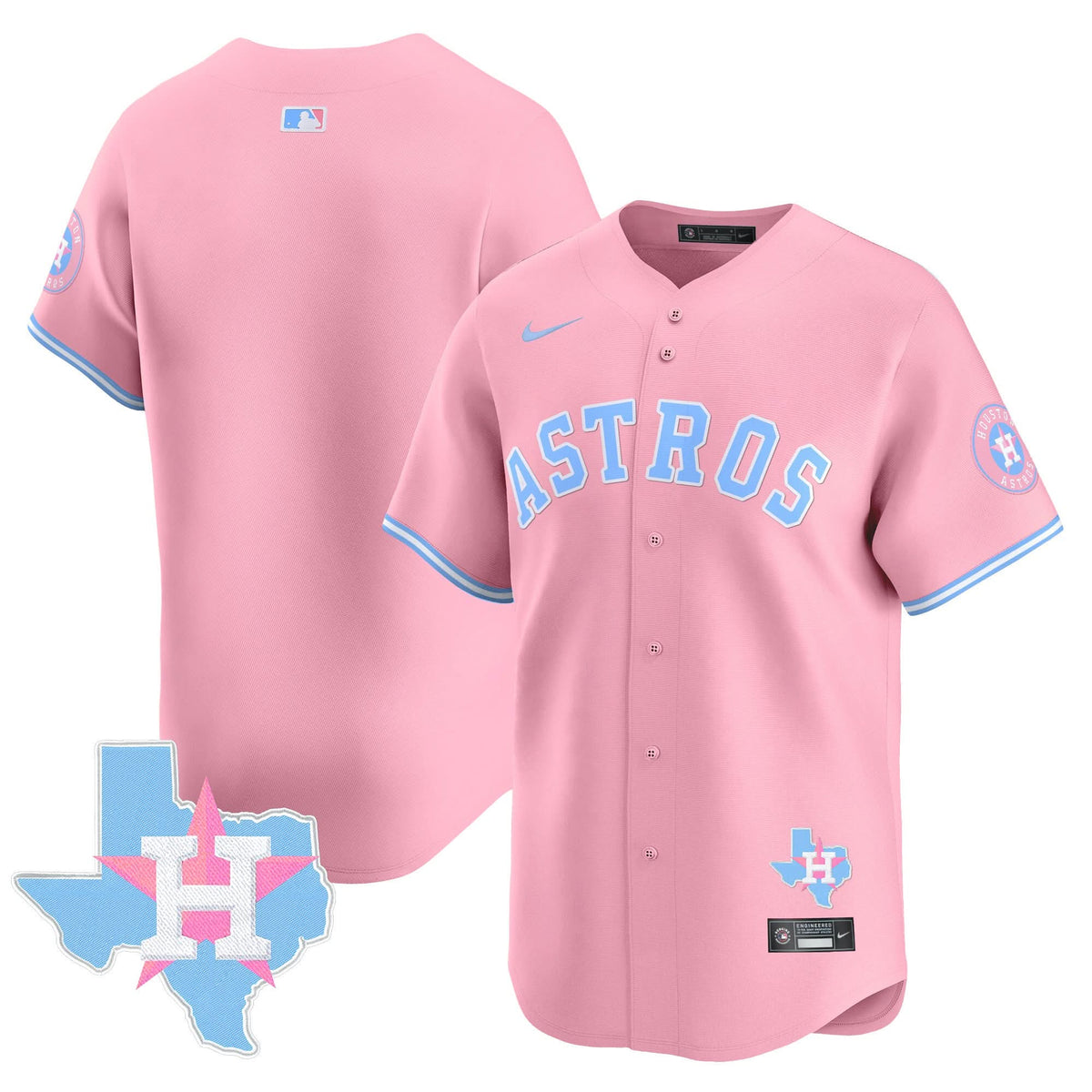 HA Bubblegum Pink Vapor Premier Limited Jersey - Stitched