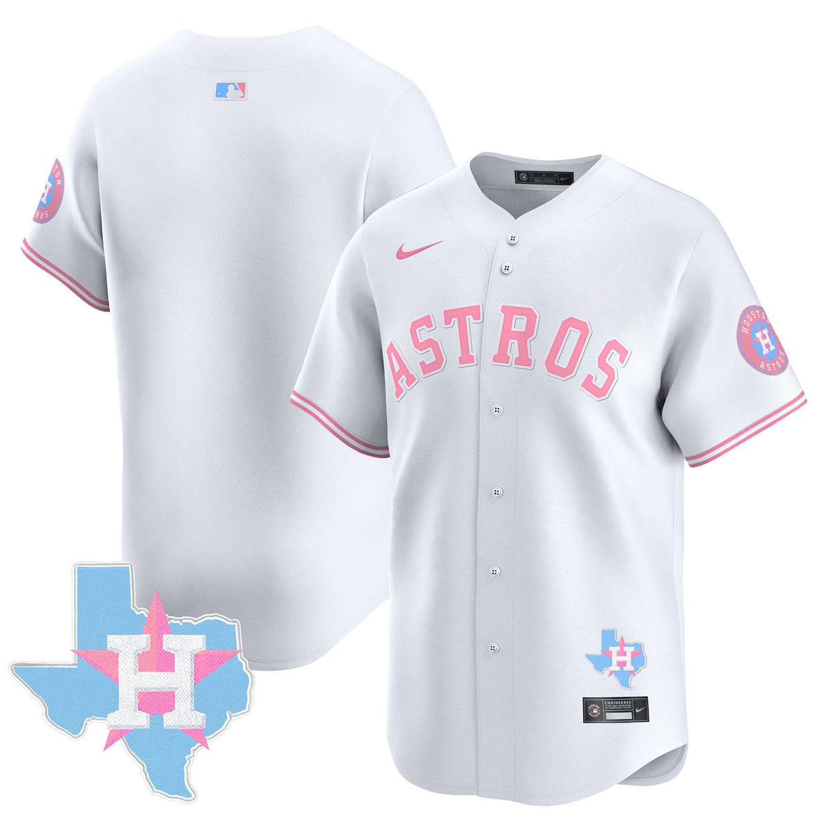 HA Bubblegum Pink Vapor Premier Limited Jersey - Stitched