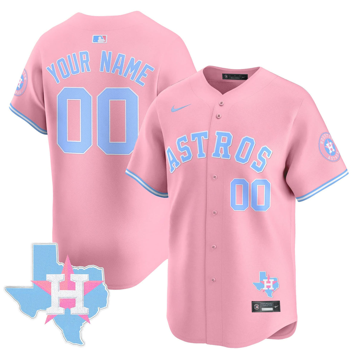 HA Bubblegum Pink Vapor Premier Limited Custom Jersey - Stitched