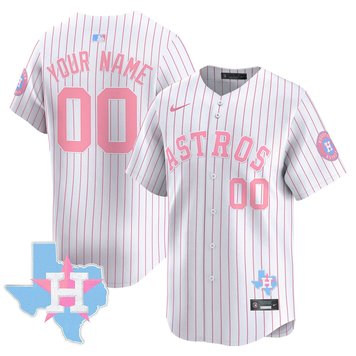 HA Bubblegum Pink Vapor Premier Limited Custom Jersey - Stitched