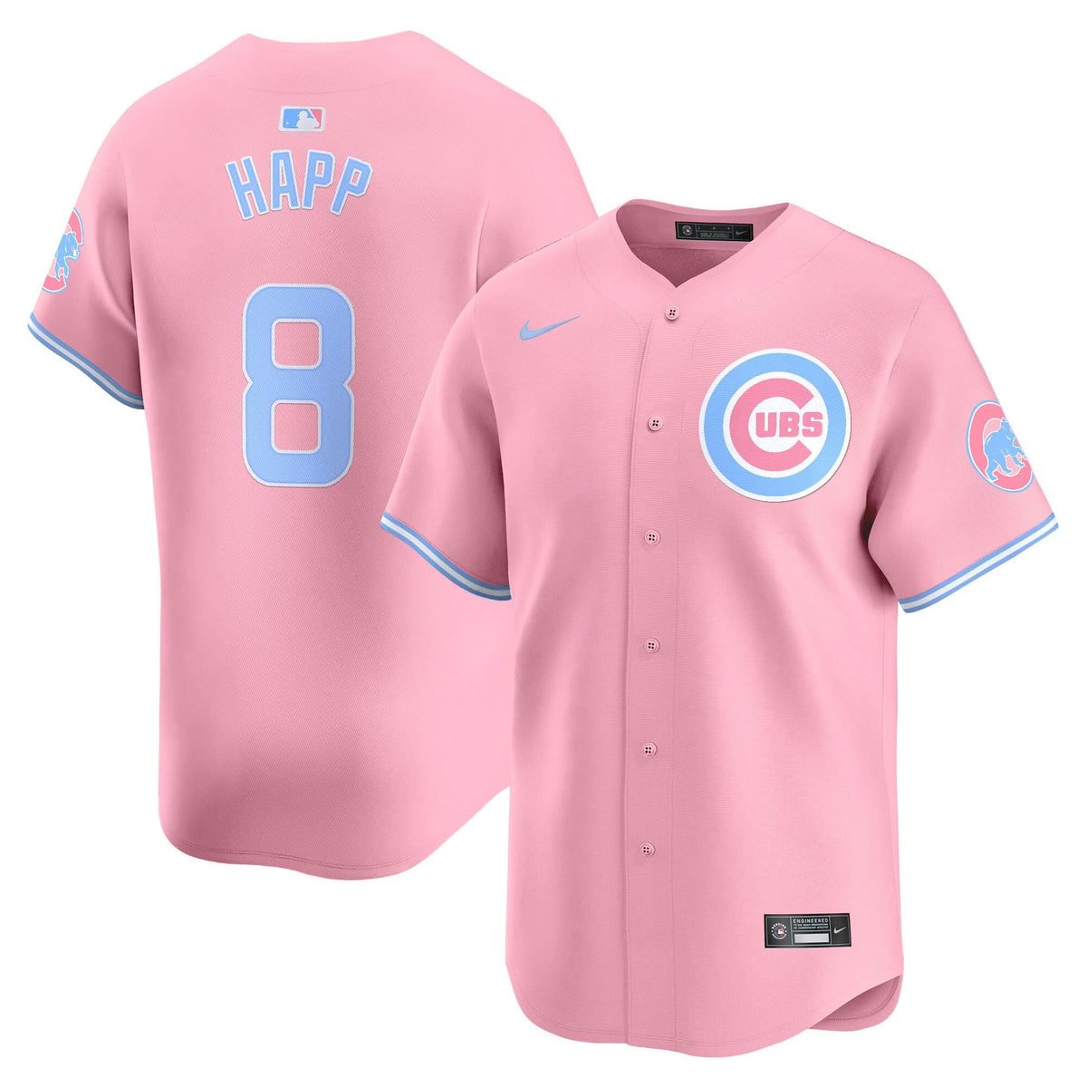 CC Bubblegum Pink Vapor Premier Limited Jersey - Stitched
