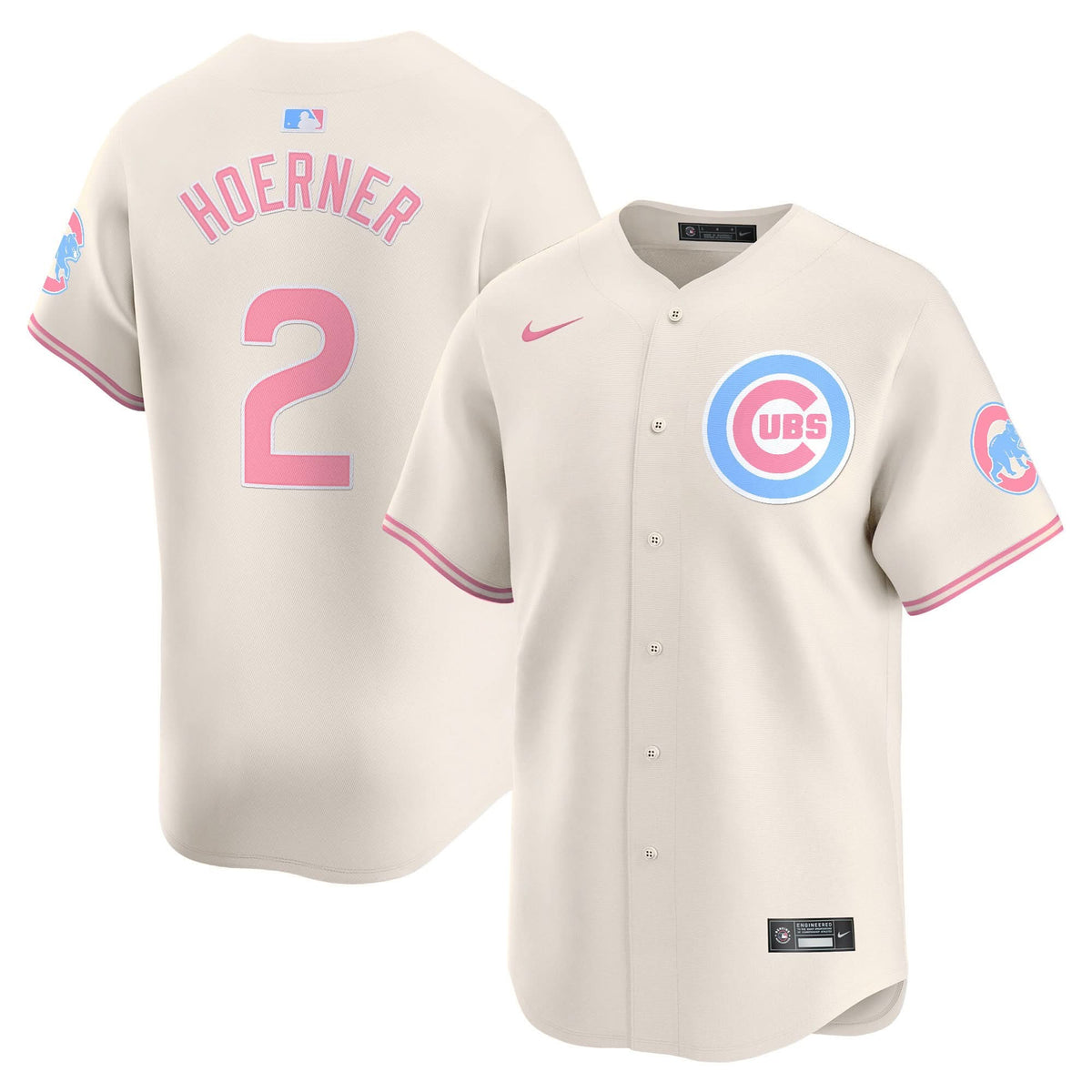CC Bubblegum Pink Vapor Premier Limited Jersey - Stitched