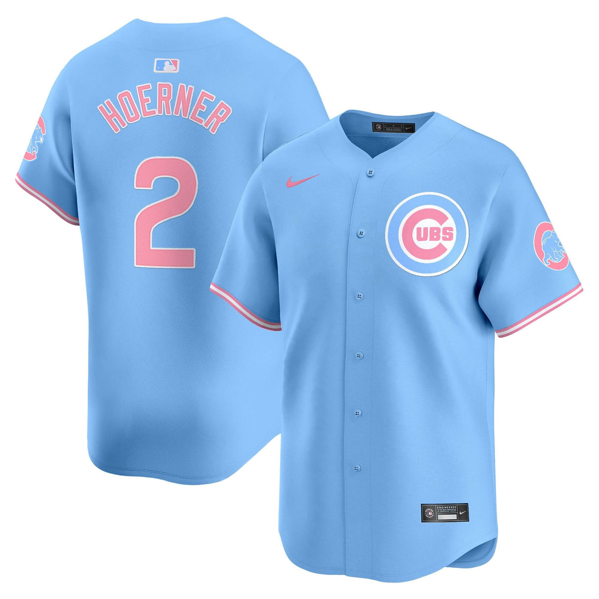 CC Bubblegum Pink Vapor Premier Limited Jersey - Stitched