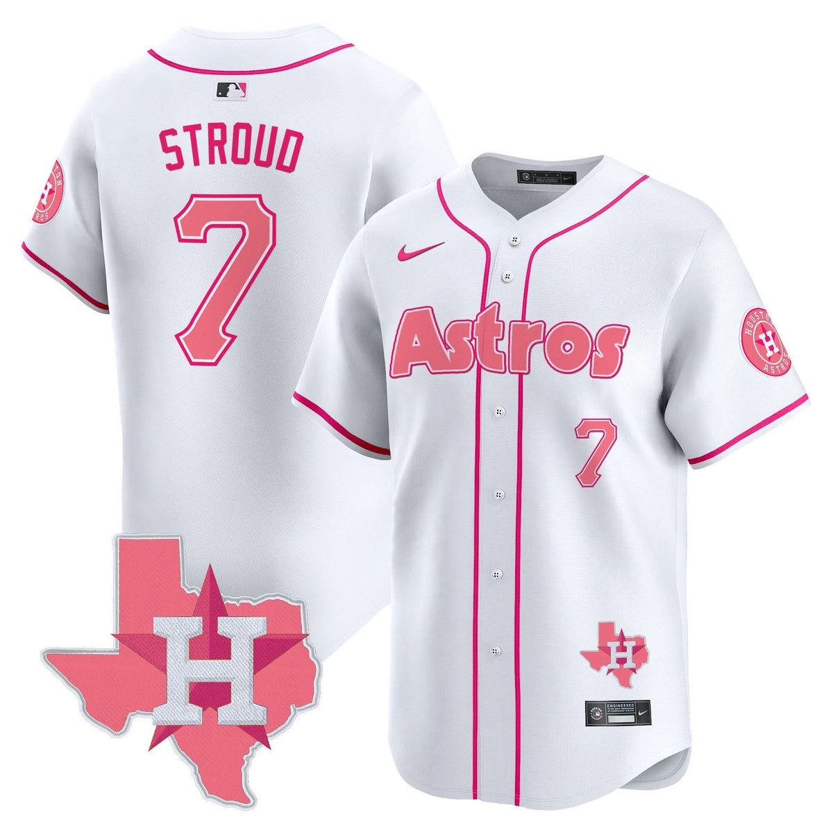 HA Bubblegum Pink Vapor Premier Limited Jersey V3 - Stitched