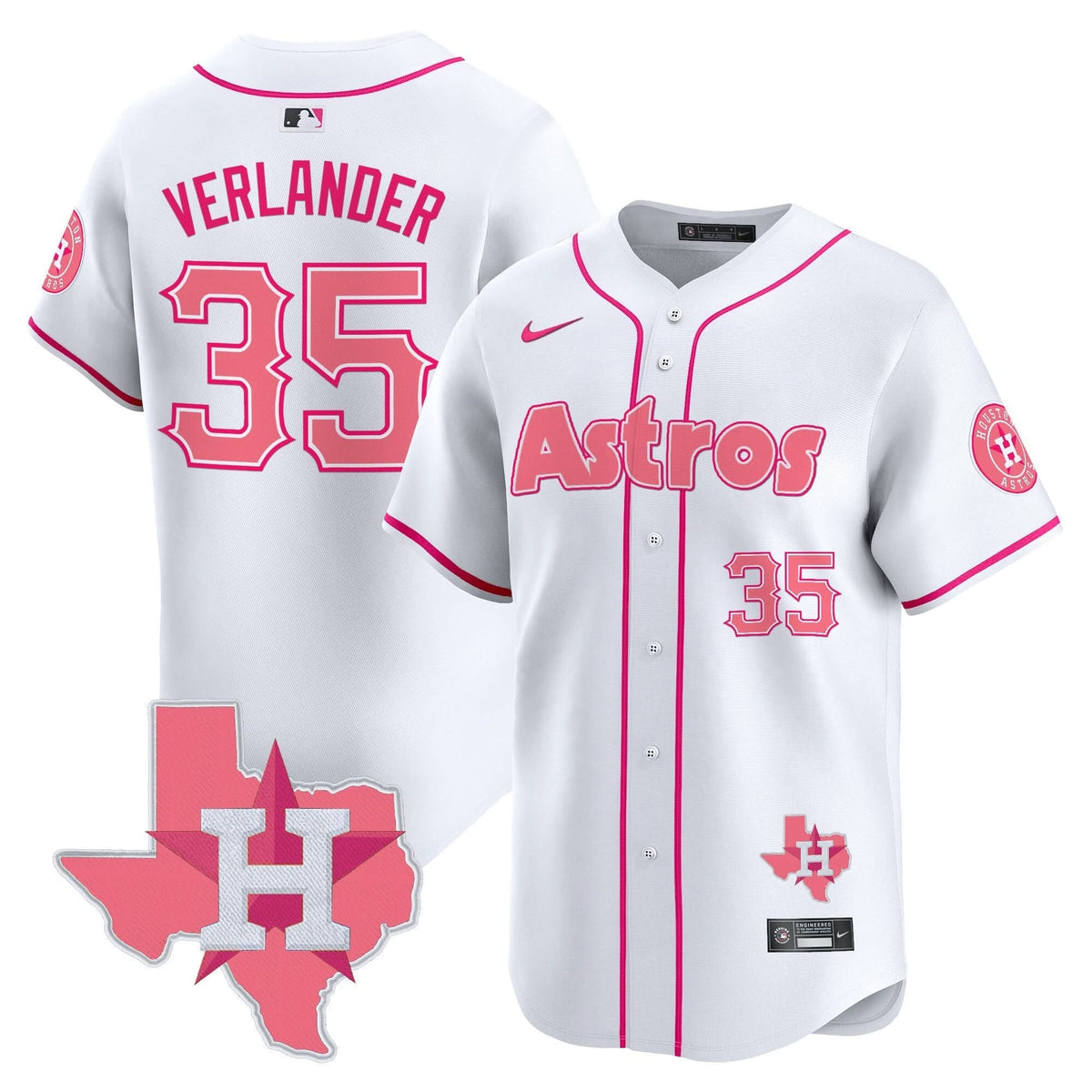 HA Bubblegum Pink Vapor Premier Limited Jersey V3 - Stitched