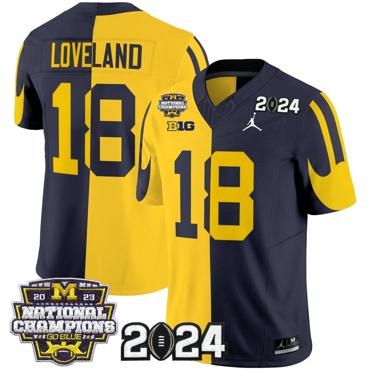MW 2024 CFP & National Champions Patch Vapor Limited Jersey