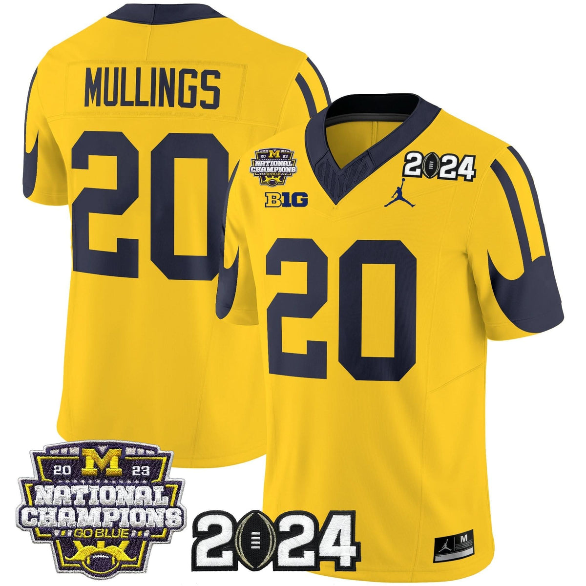 MW 2024 CFP & National Champions Patch Vapor Limited Jersey
