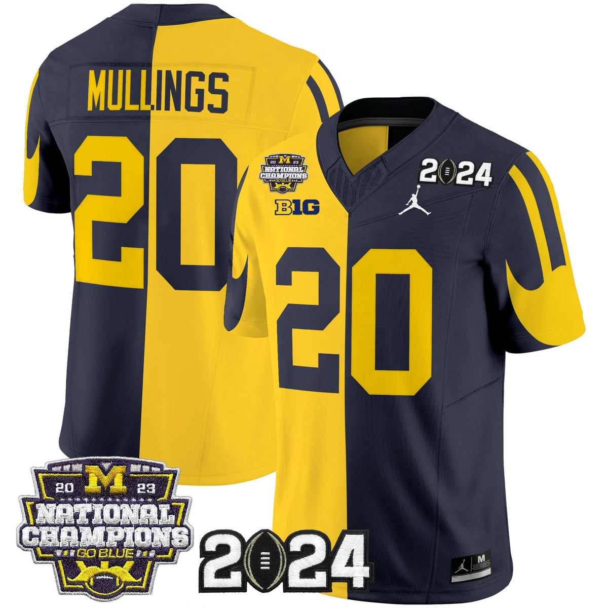 MW 2024 CFP & National Champions Patch Vapor Limited Jersey