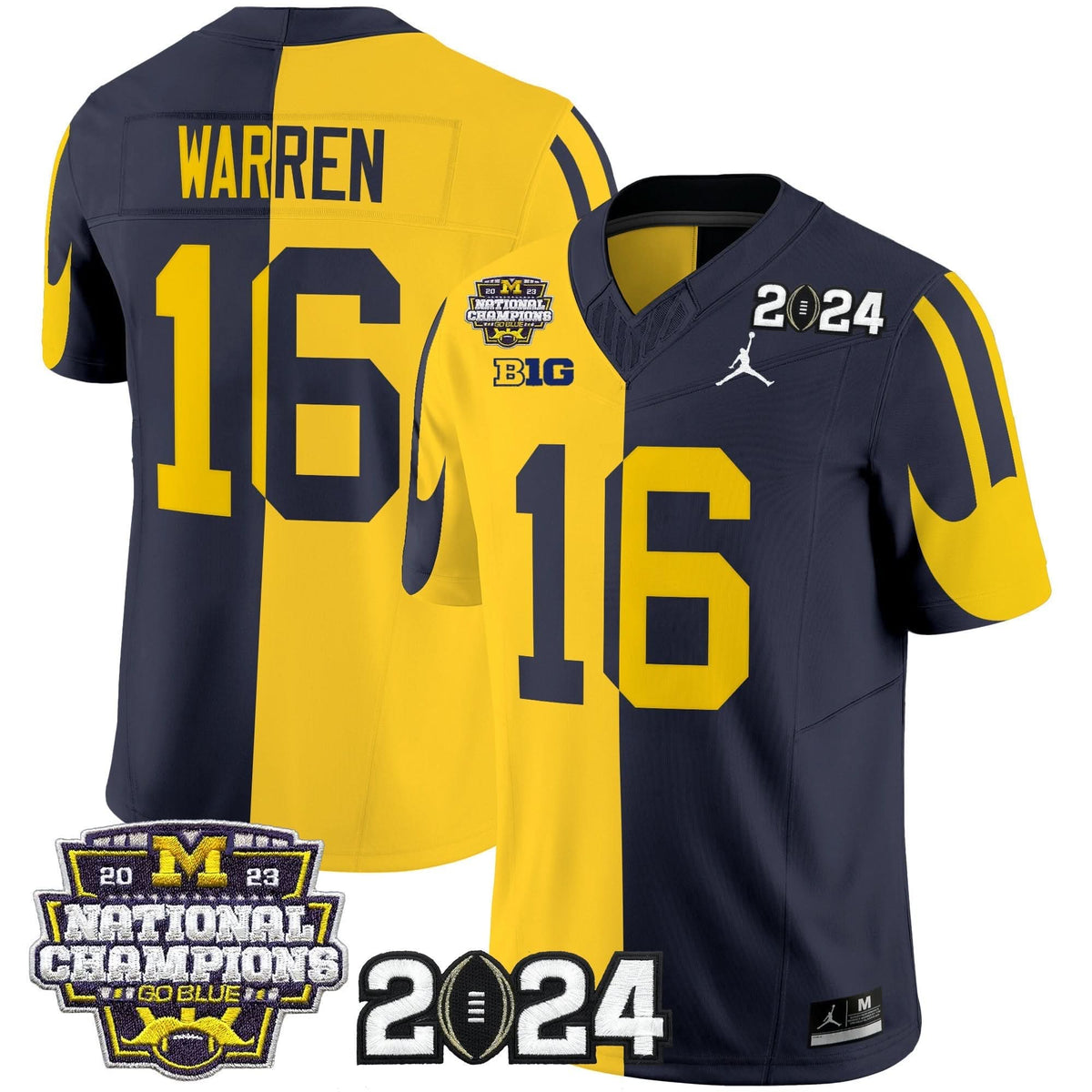 MW 2024 CFP & National Champions Patch Vapor Limited Jersey