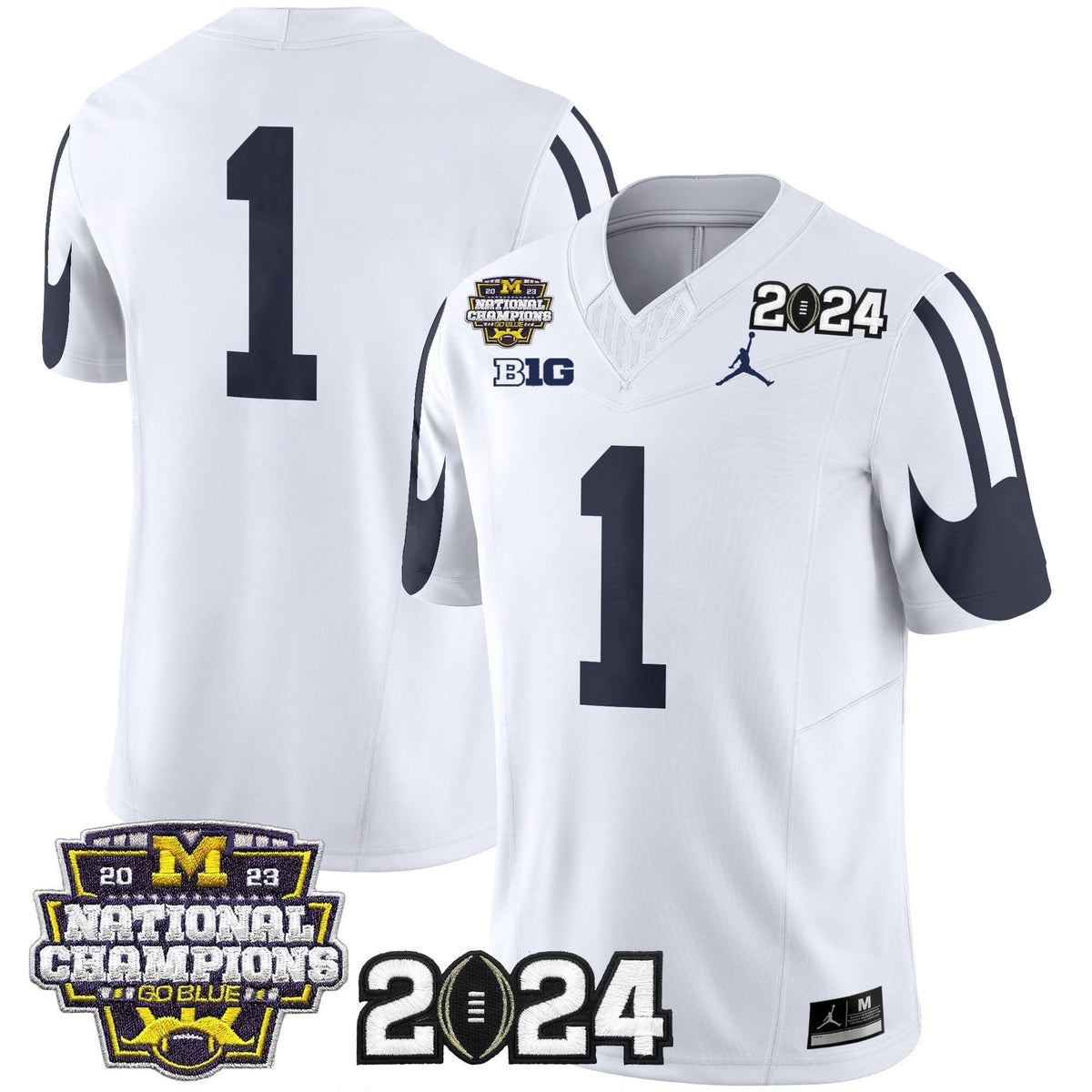 MW 2024 CFP & National Champions Patch Vapor Limited Jersey