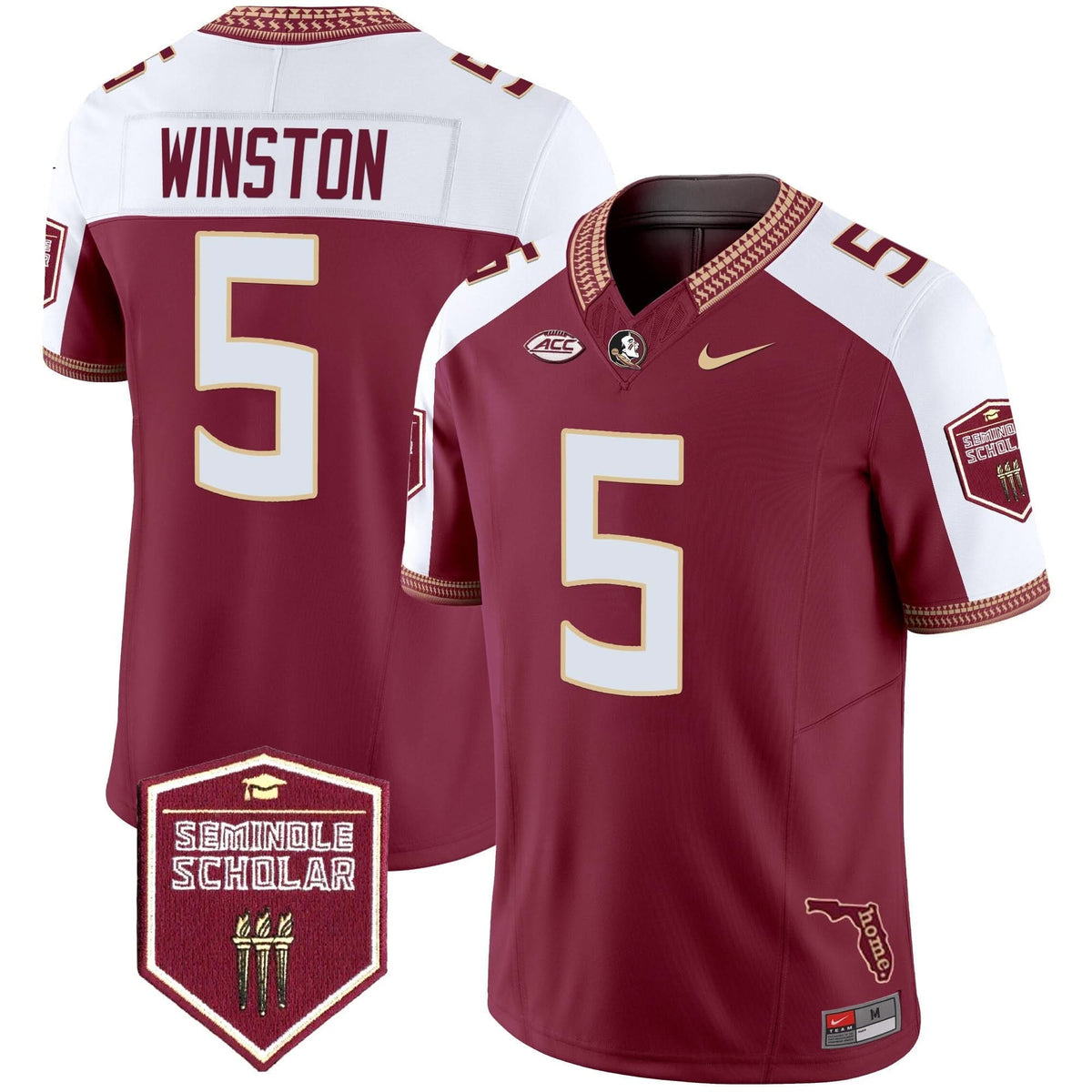 FSS 2024 Seminole Scholar Patch Vapor Limited Jersey