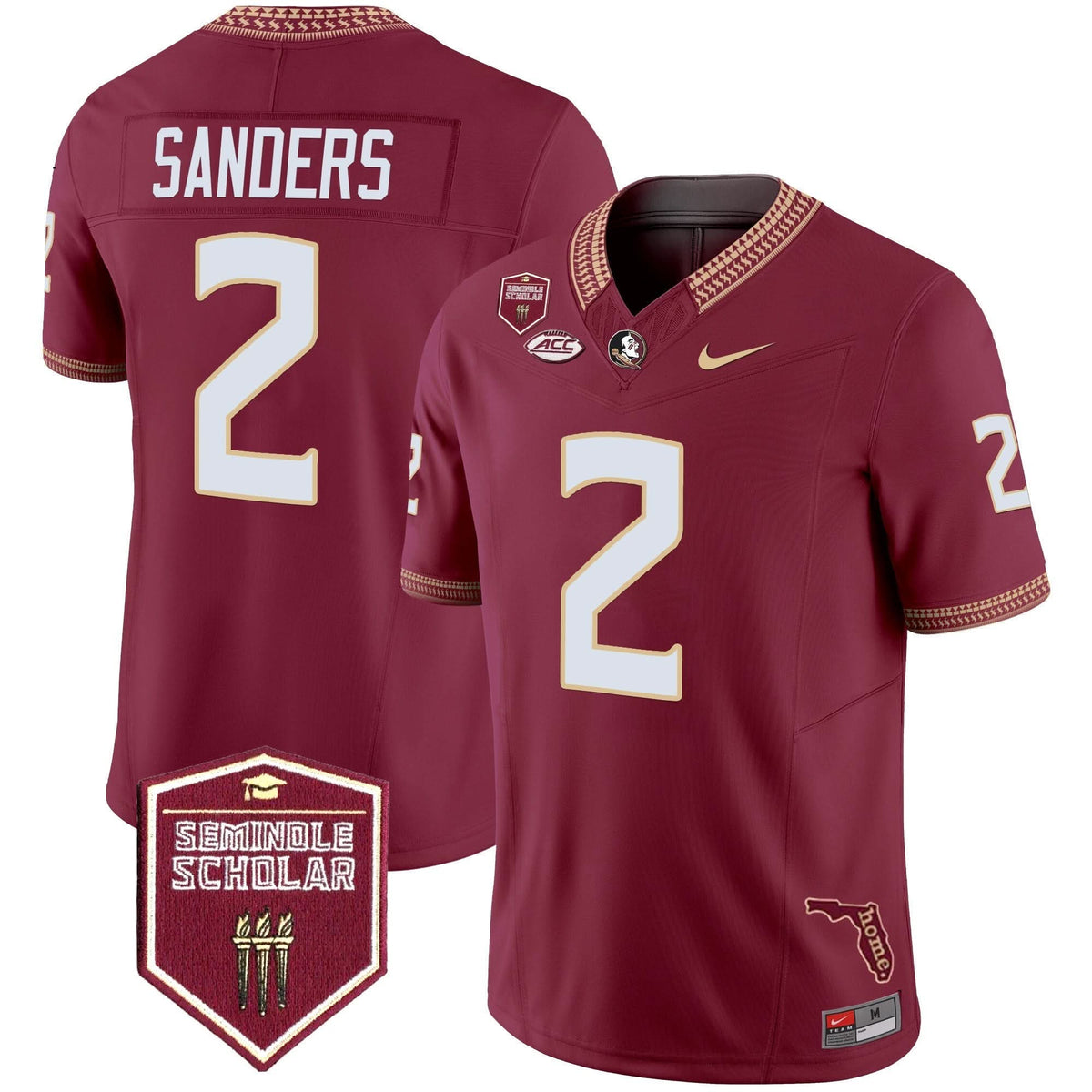 FSS 2024 Seminole Scholar Patch Vapor Limited Jersey