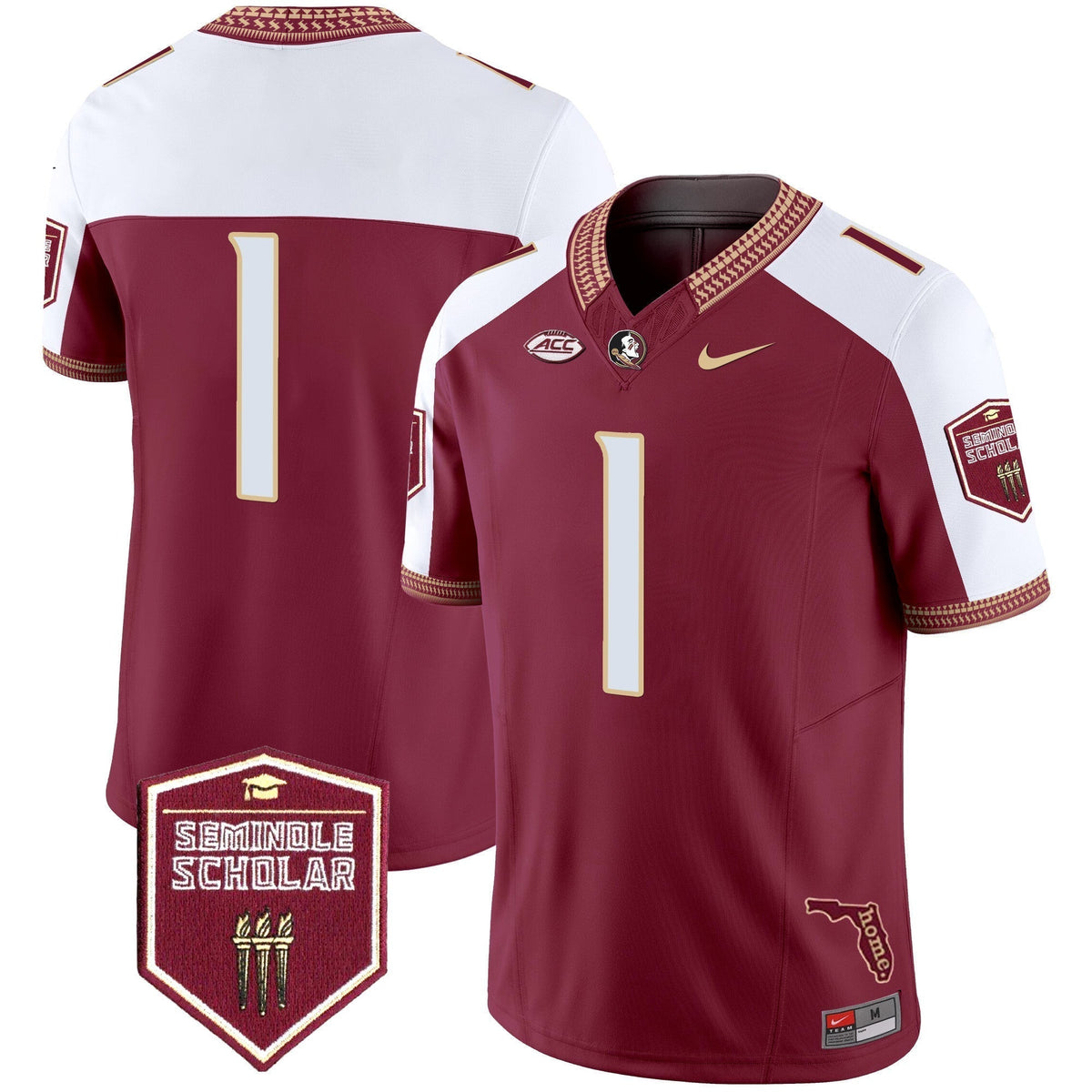 FSS 2025 Seminole Scholar Patch Vapor Limited Jersey