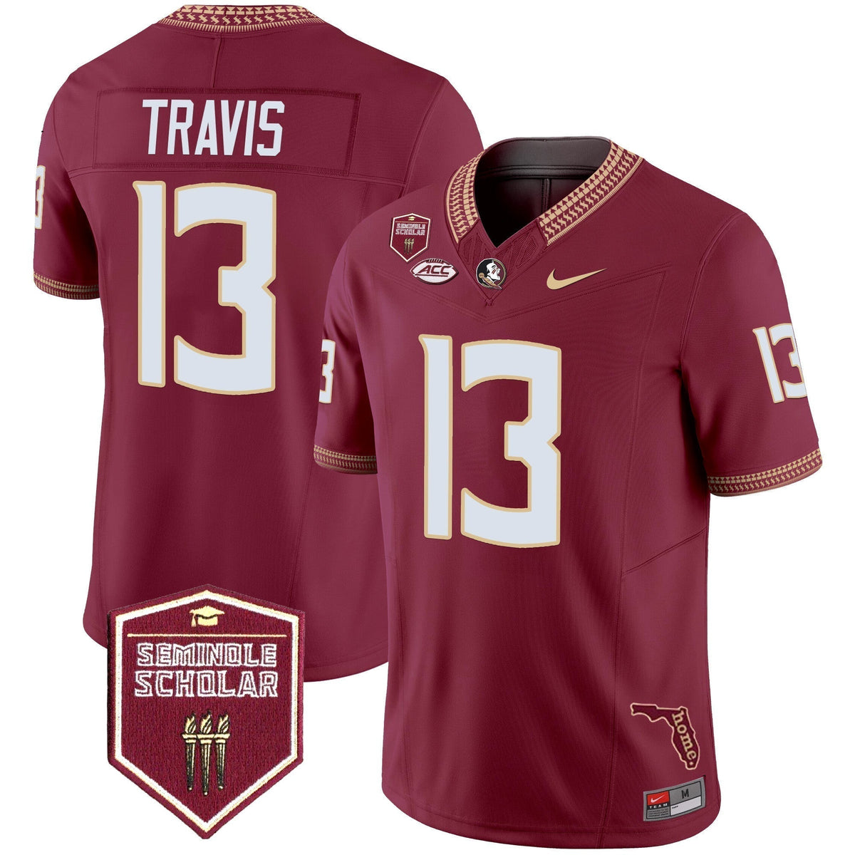 FSS 2025 Seminole Scholar Patch Vapor Limited Jersey
