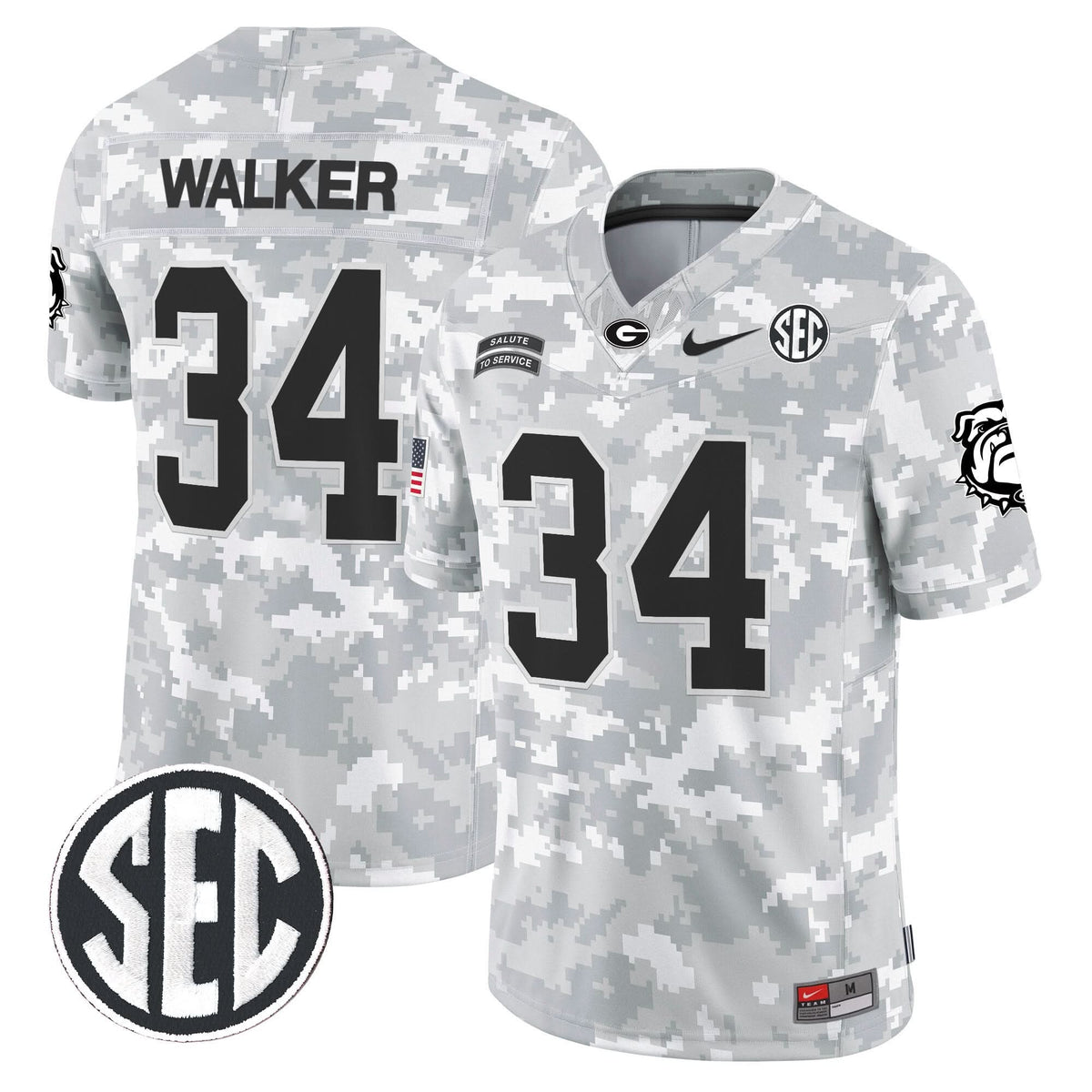 GB 2024 Salute to Service Vapor Limited Jersey - Arctic Camo