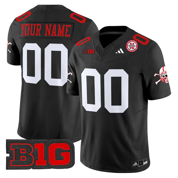 Custom Nebraska Football 2025 "Blackout" Jersey