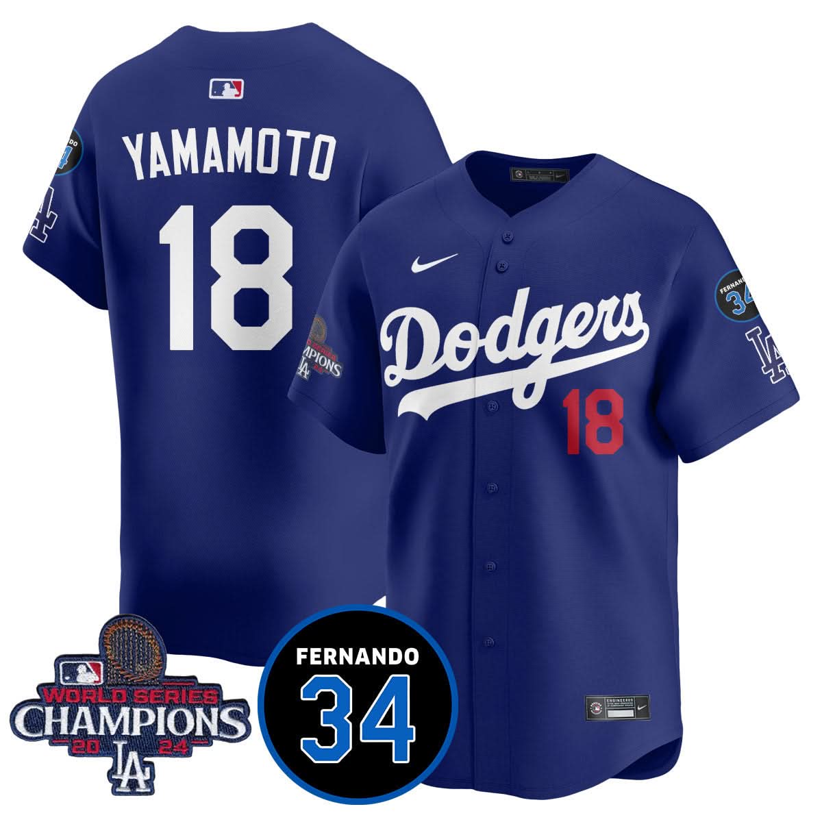 LA LAD - World Series Champions 2024 Jersey - Stitched