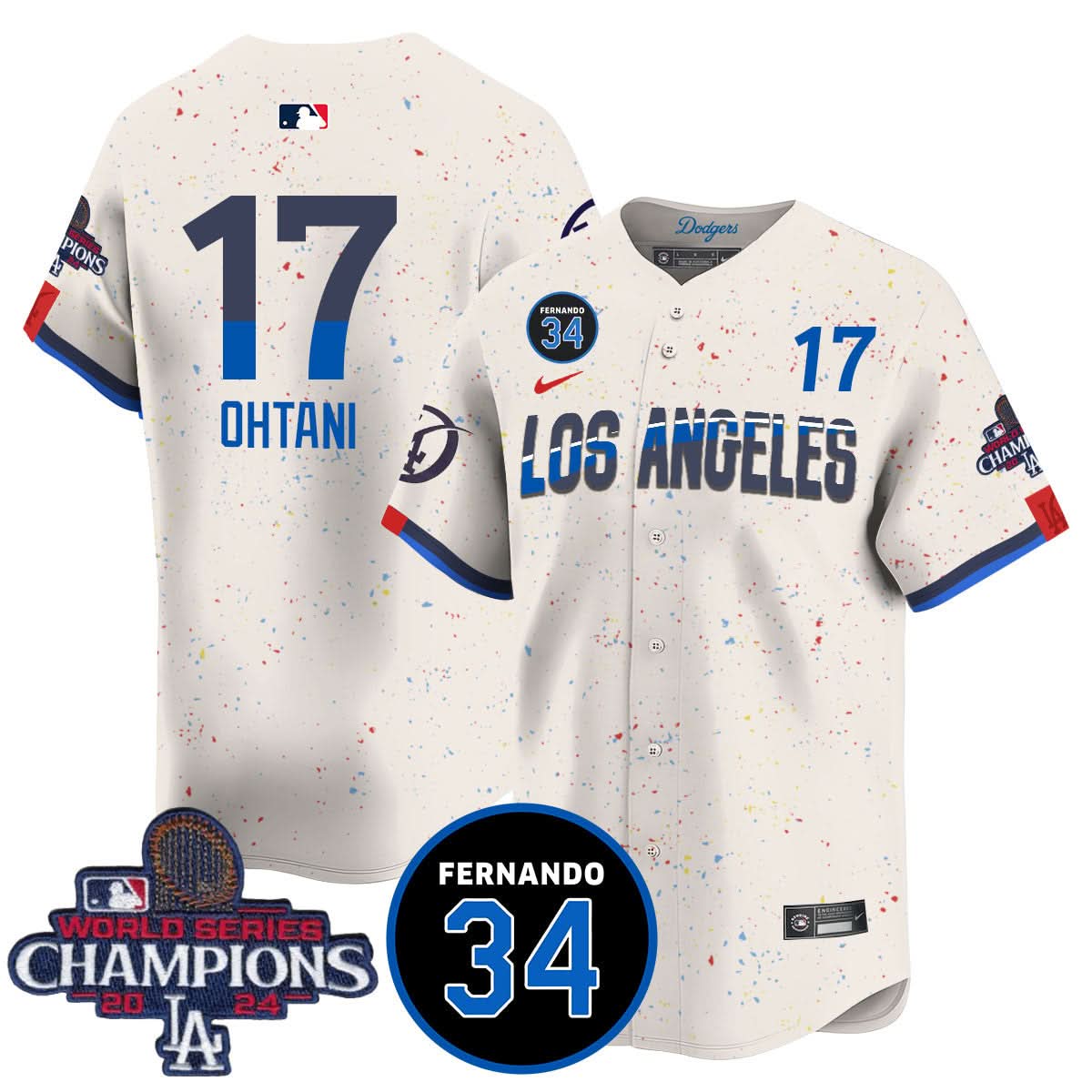 LA LAD - World Series Champions 2024 Jersey - Stitched
