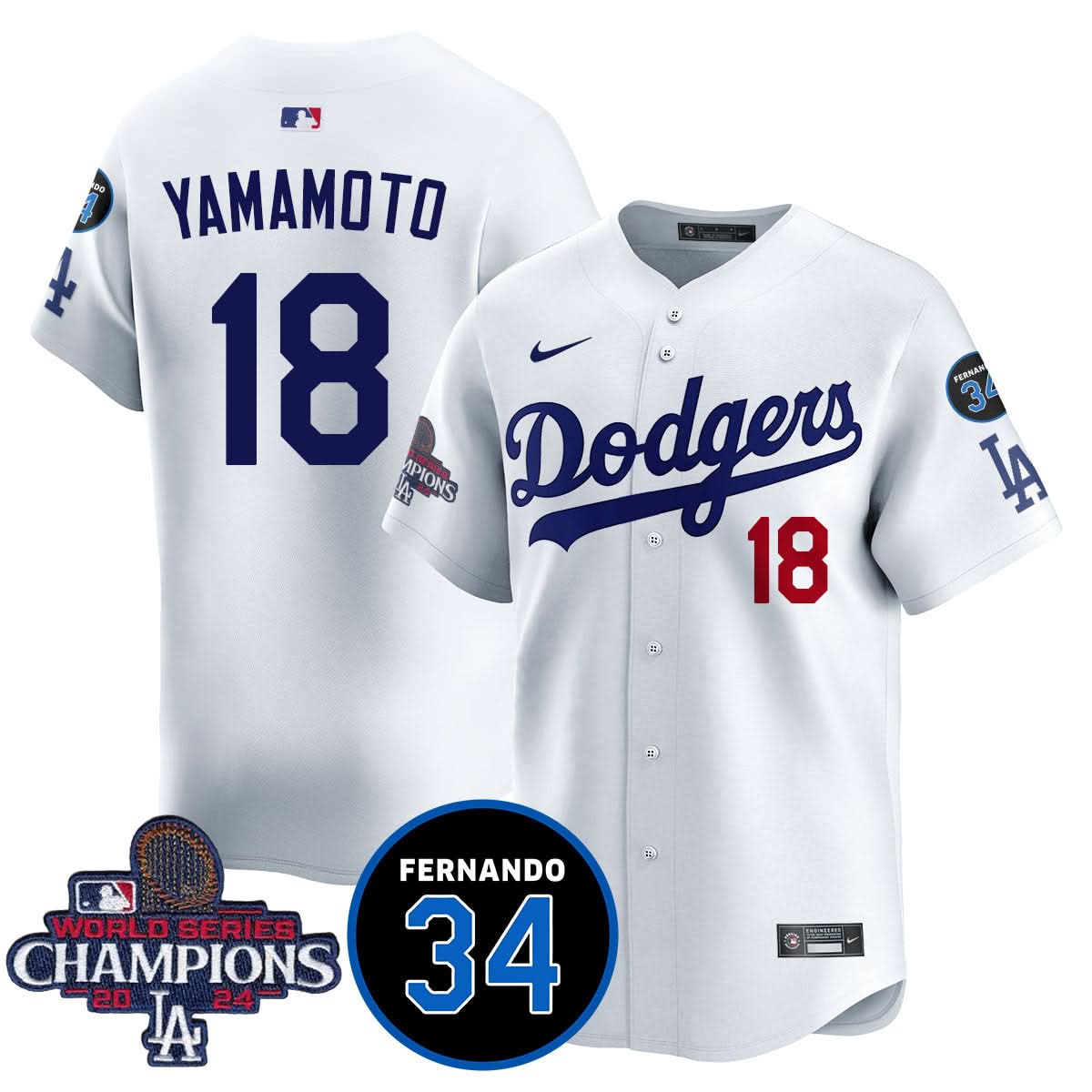 LA LAD - World Series Champions 2024 Jersey - Stitched