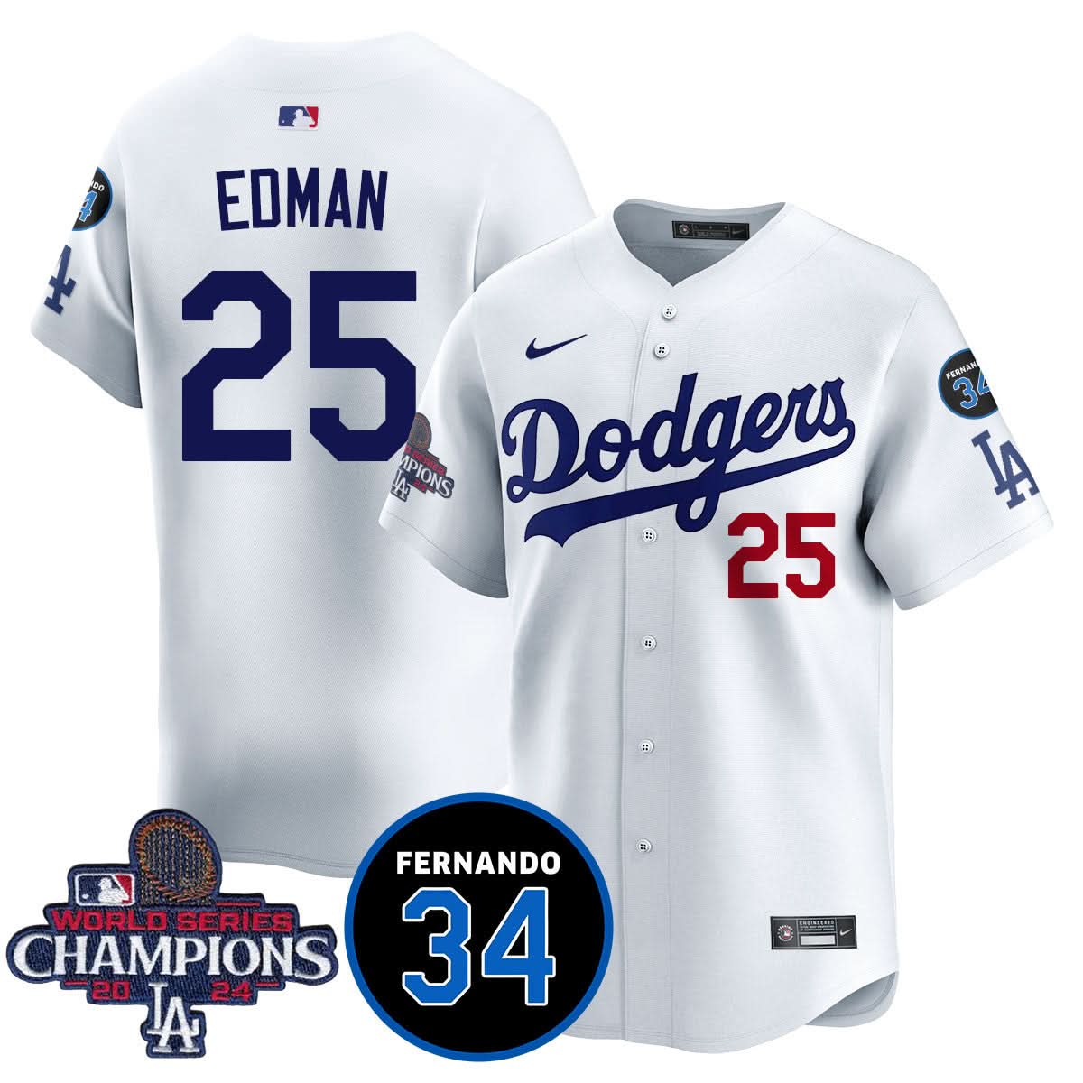 LA LAD - World Series Champions 2024 Jersey - Stitched